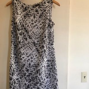 Worthington Black & White Stretch Dress S